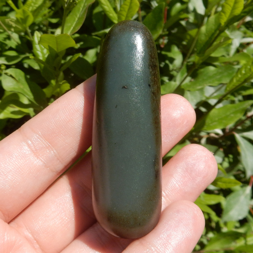 方言和田玉珍藏标本级精品金鹿皮天蓝色一口气蓝玉籽料原石玩料w