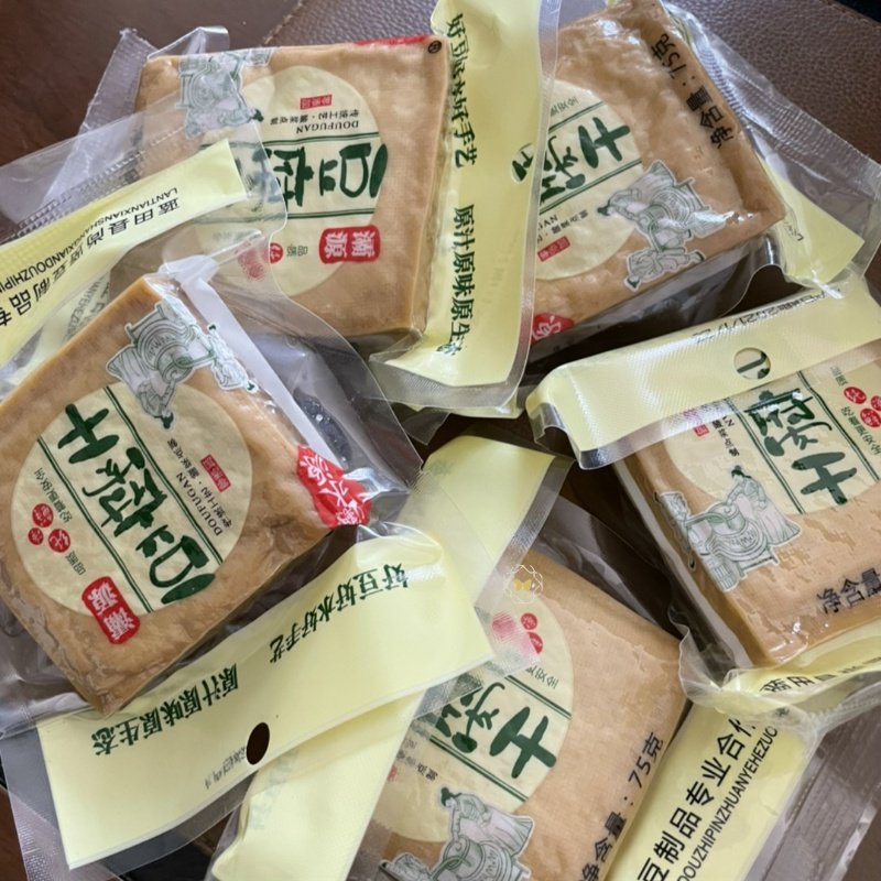 原味厚豆干无油零添加灞源豆腐干散装整箱代餐零食低卡脂饱腹素食