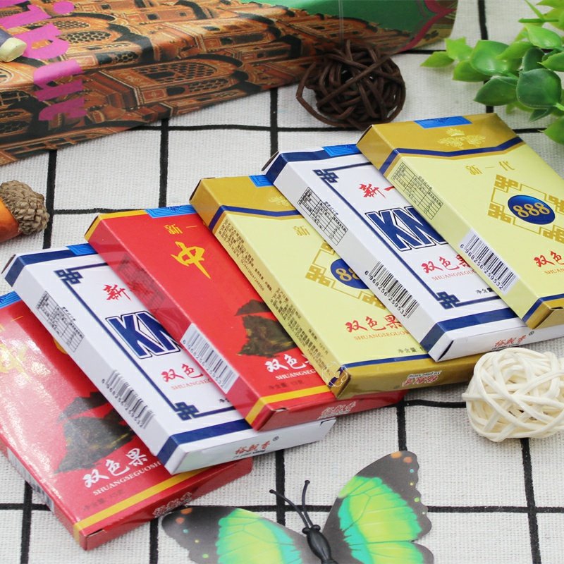 80后怀旧零食如烟糖如咽口香糖酸甜硬糖果儿时童年香烟糖零食 淘宝 份