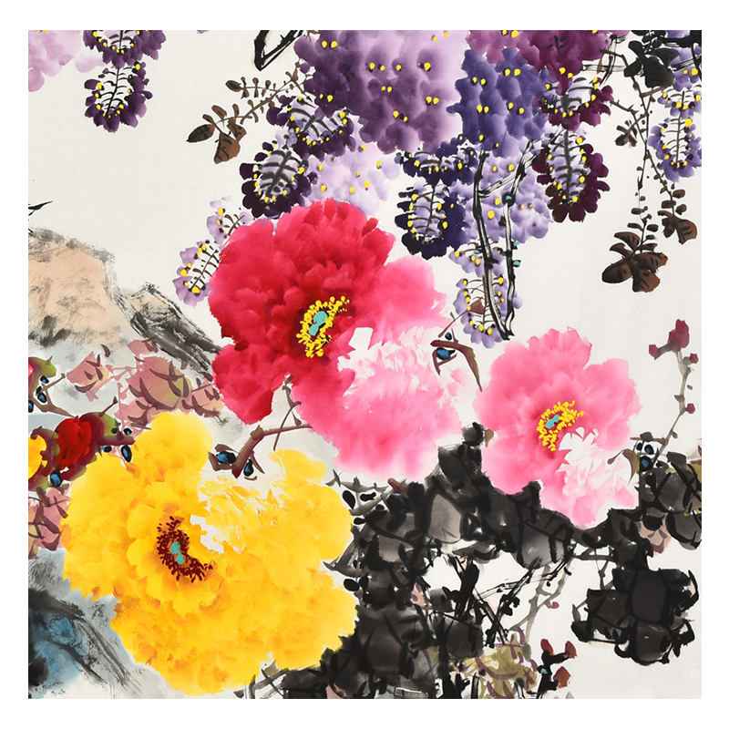 黄艺《国色朝酣酒》当代实力画家