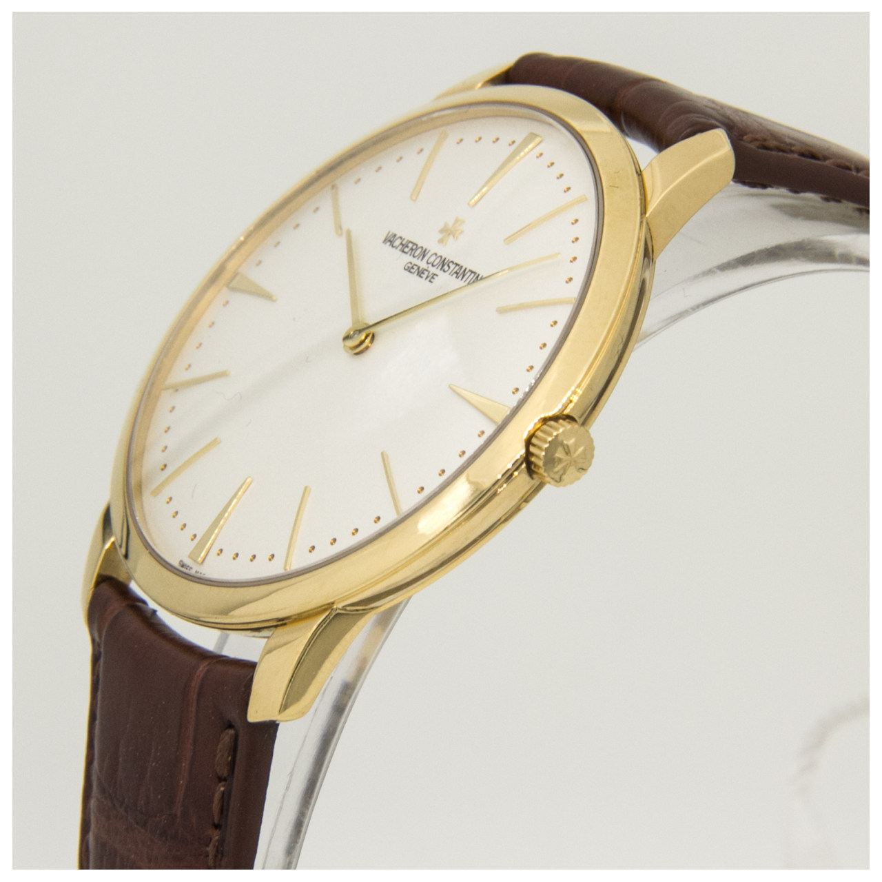 9.8新〕江诗丹顿传承系列18k玫瑰金手动机械男表