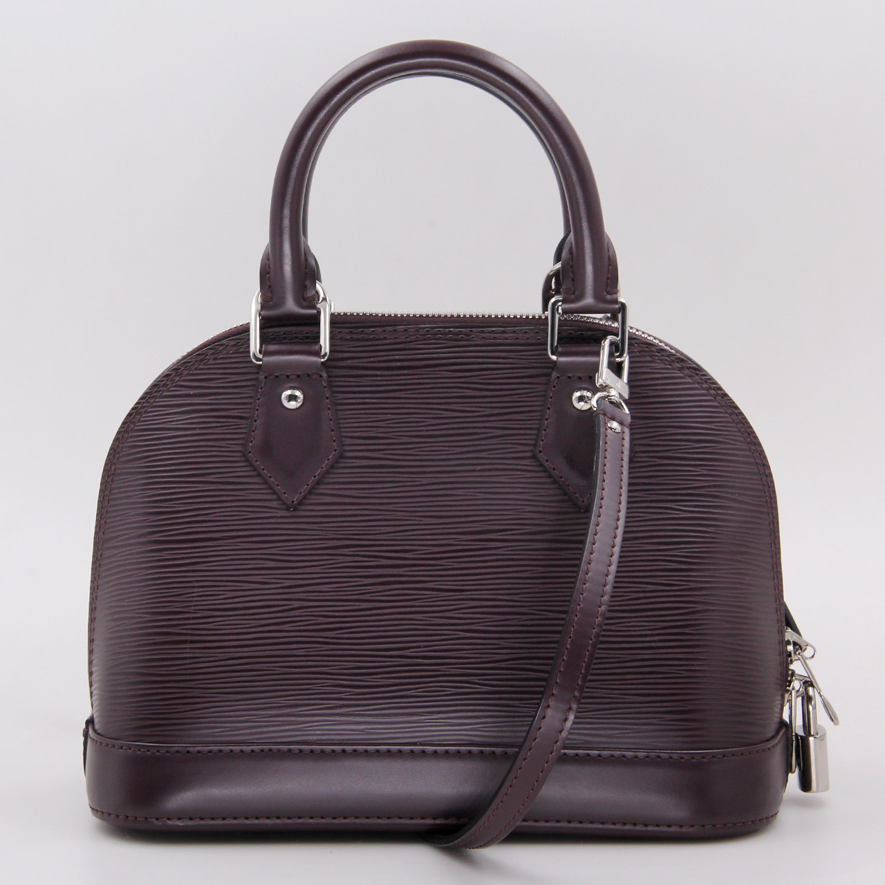 9.8新〕路易威登lv女士深邃紫水波纹贝壳包