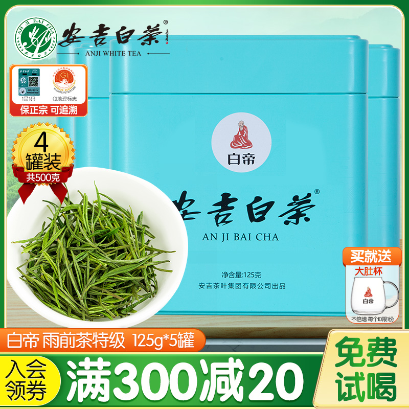 白帝安吉白茶2024新茶口粮茶特级