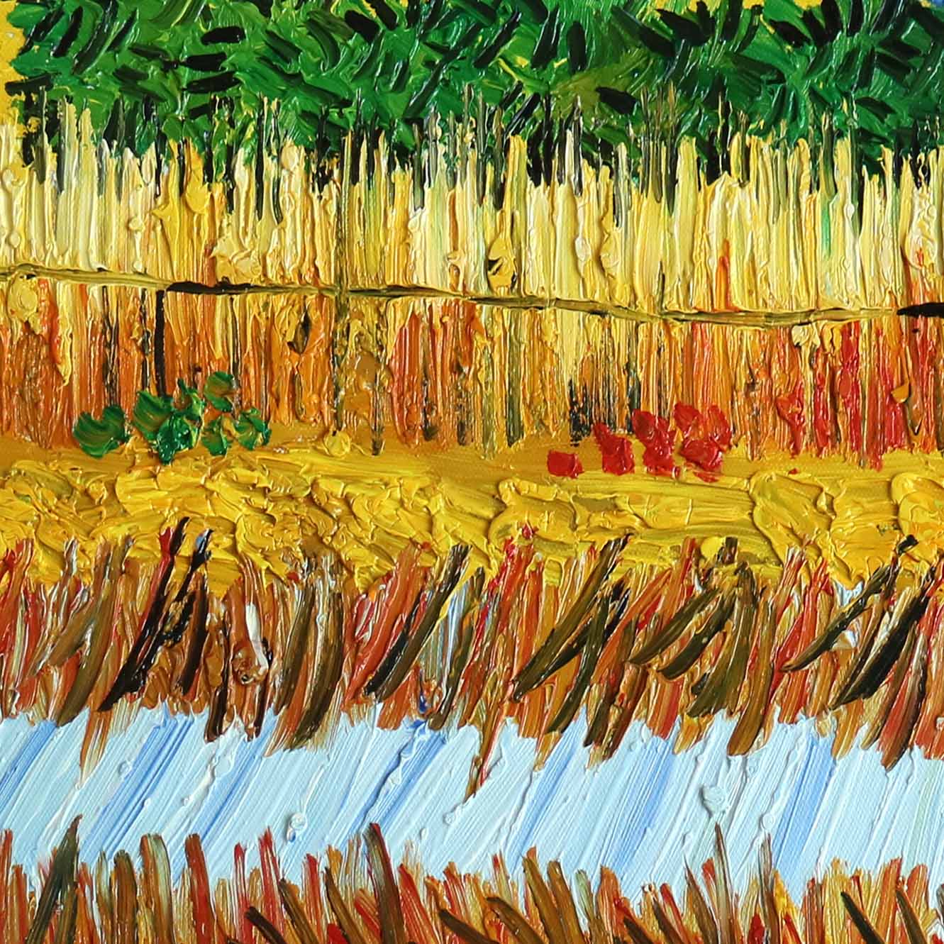 【双十二】(临摹) 梵高《丰收》布面油画