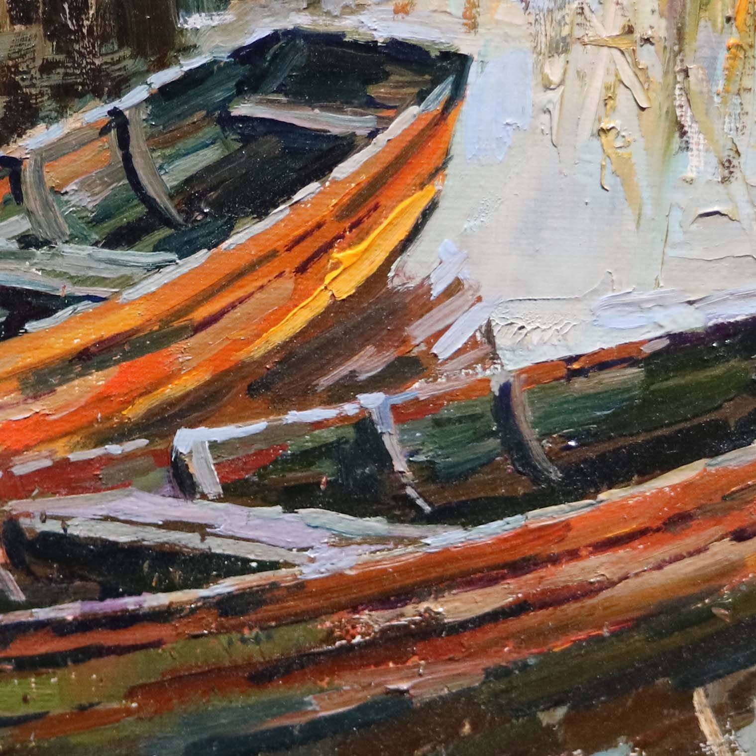 【学院艺术】吉林艺术学院 李长海 《木舟》布面油画