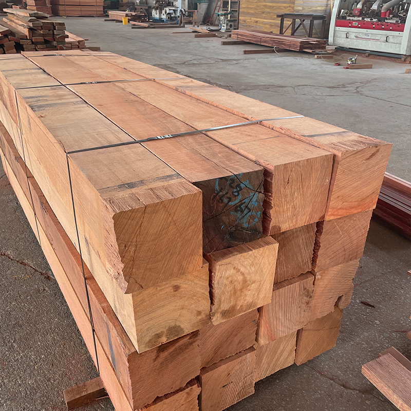 菠萝格防腐木实木栈木梁枕木木料木板垫木木板方柱建筑木方木条