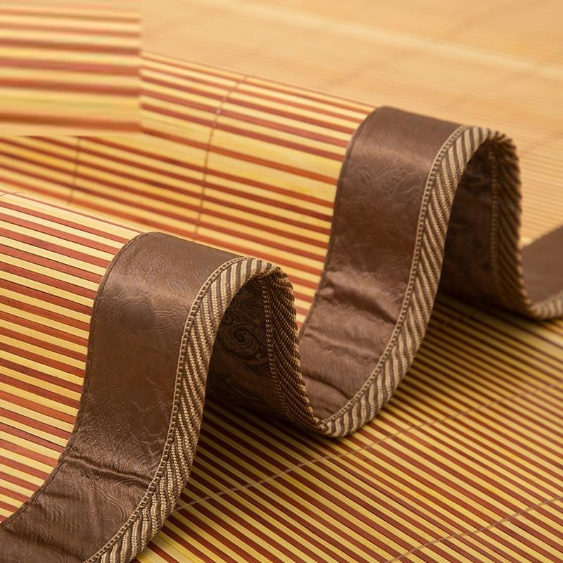 定做竹席床学生习舒适五竹床折叠垫1.95可1.8规格厘米乘双人空调2