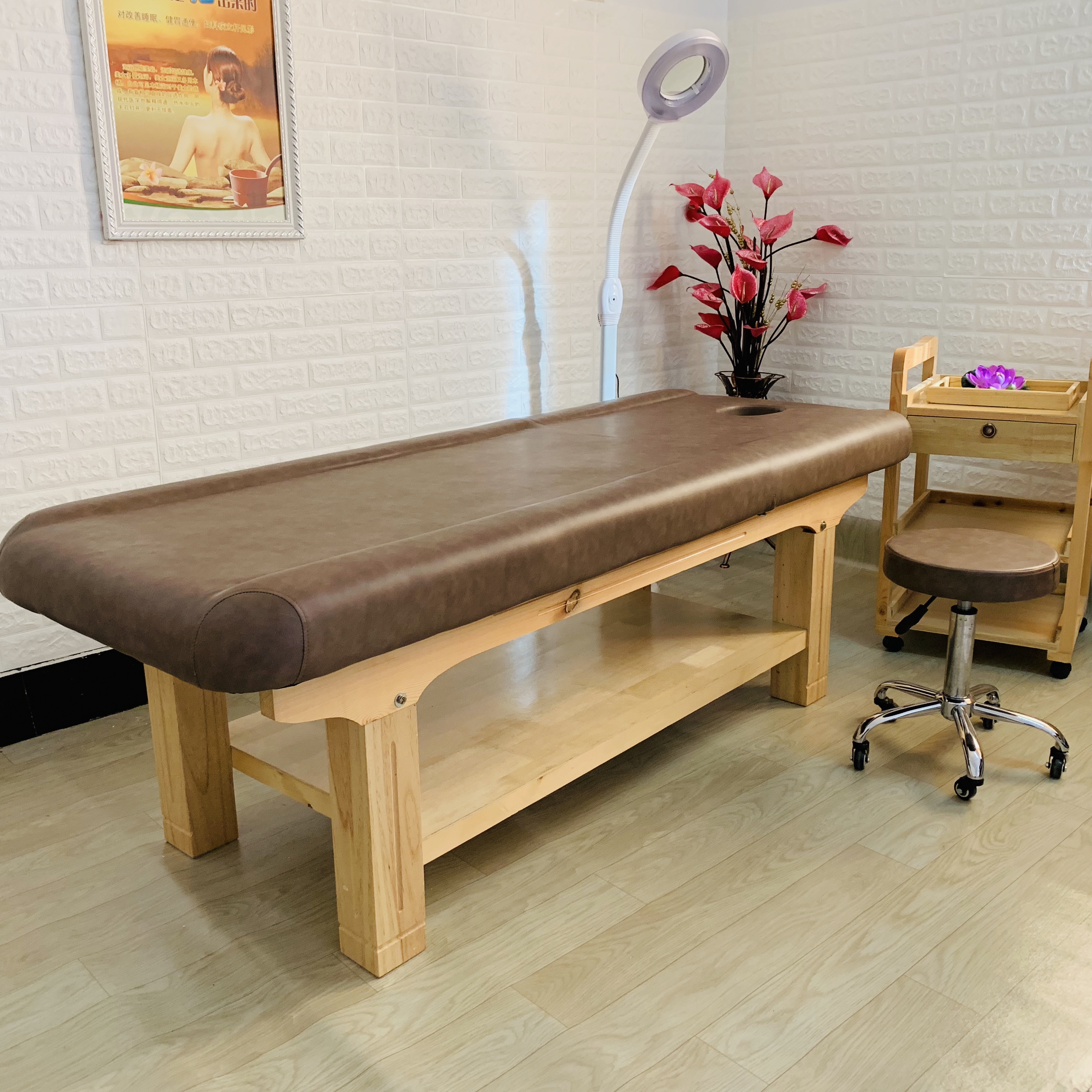 一折实木按摩床 推拿