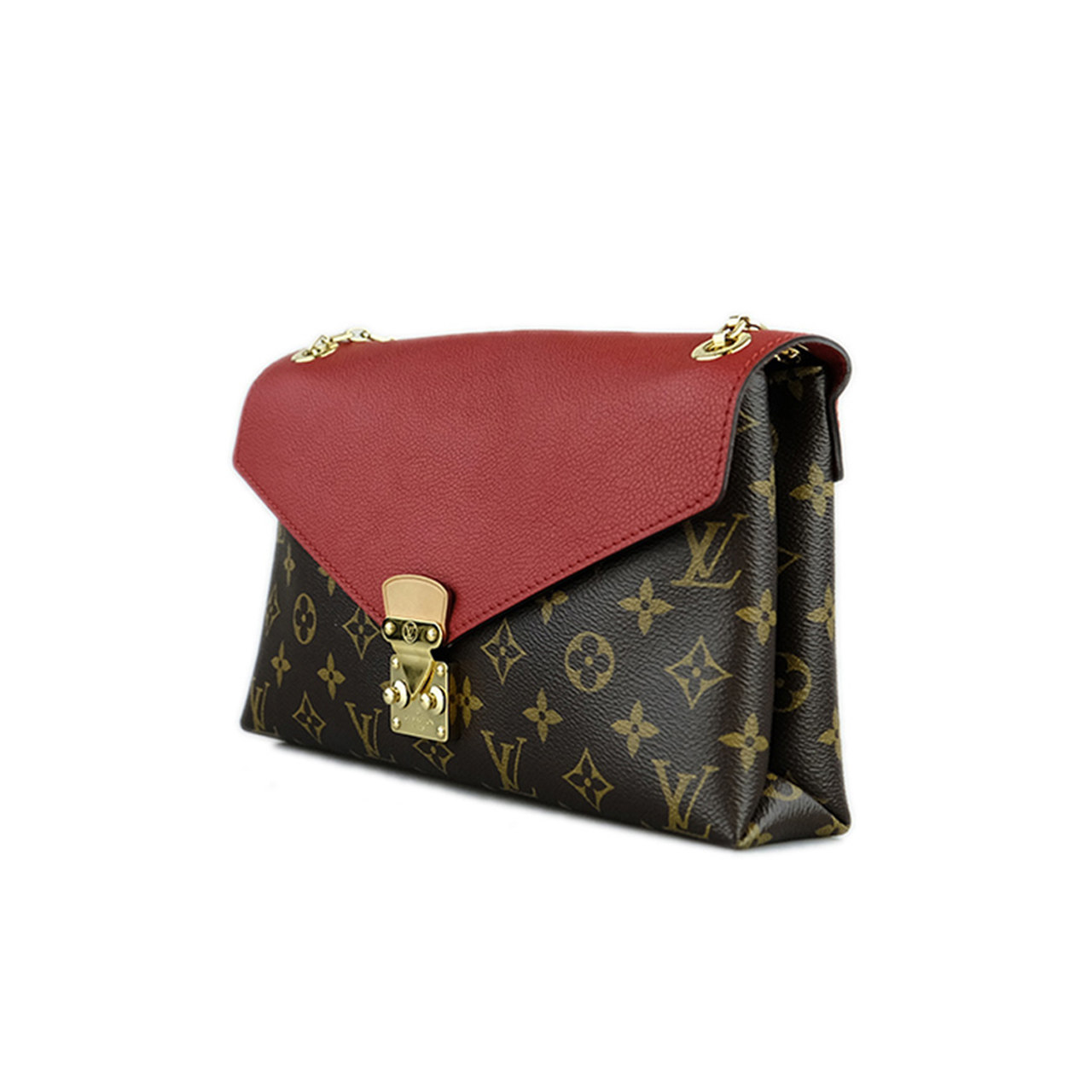 [9.5新]路易威登lv女士信封包链条包单肩包