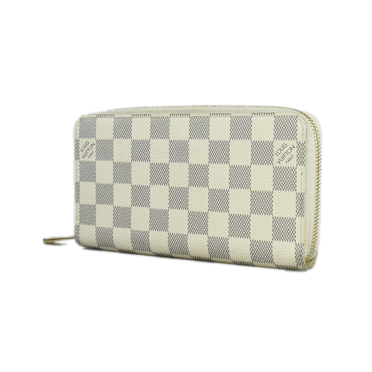 [9.5新]路易威登lv女士白棋盘格钱包