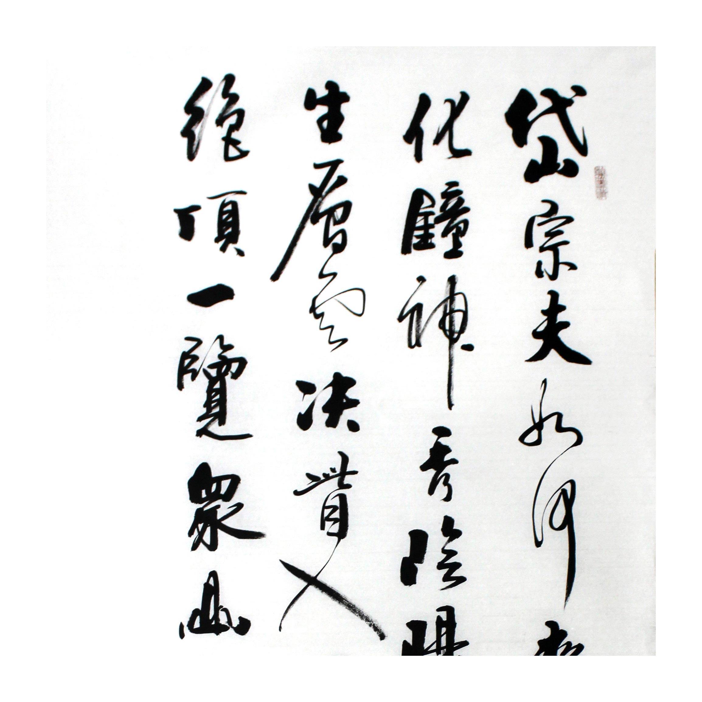 陈延明《望岳》 北京朝阳区书法家协会会员