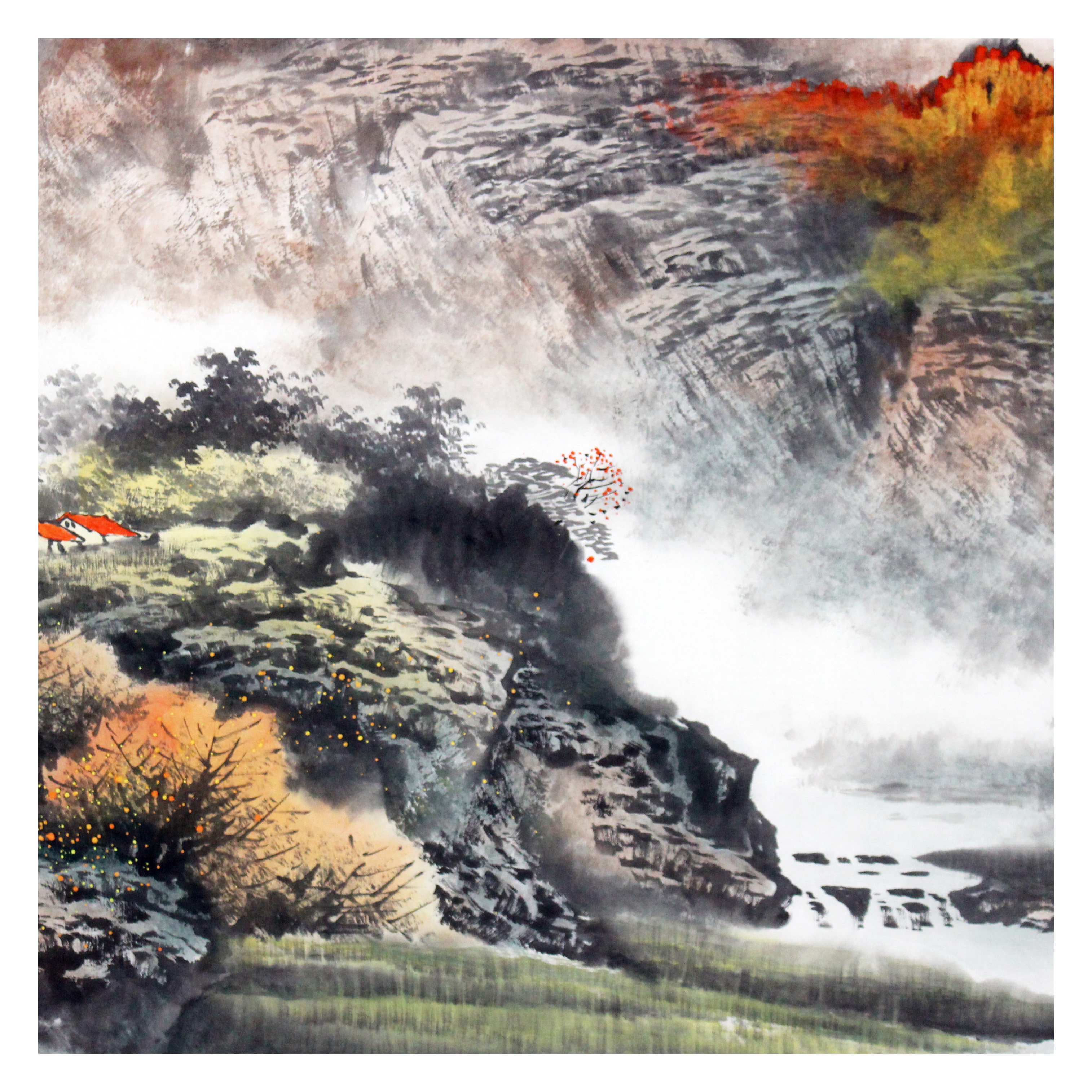 曾刚《江山如画》重彩画山水名家