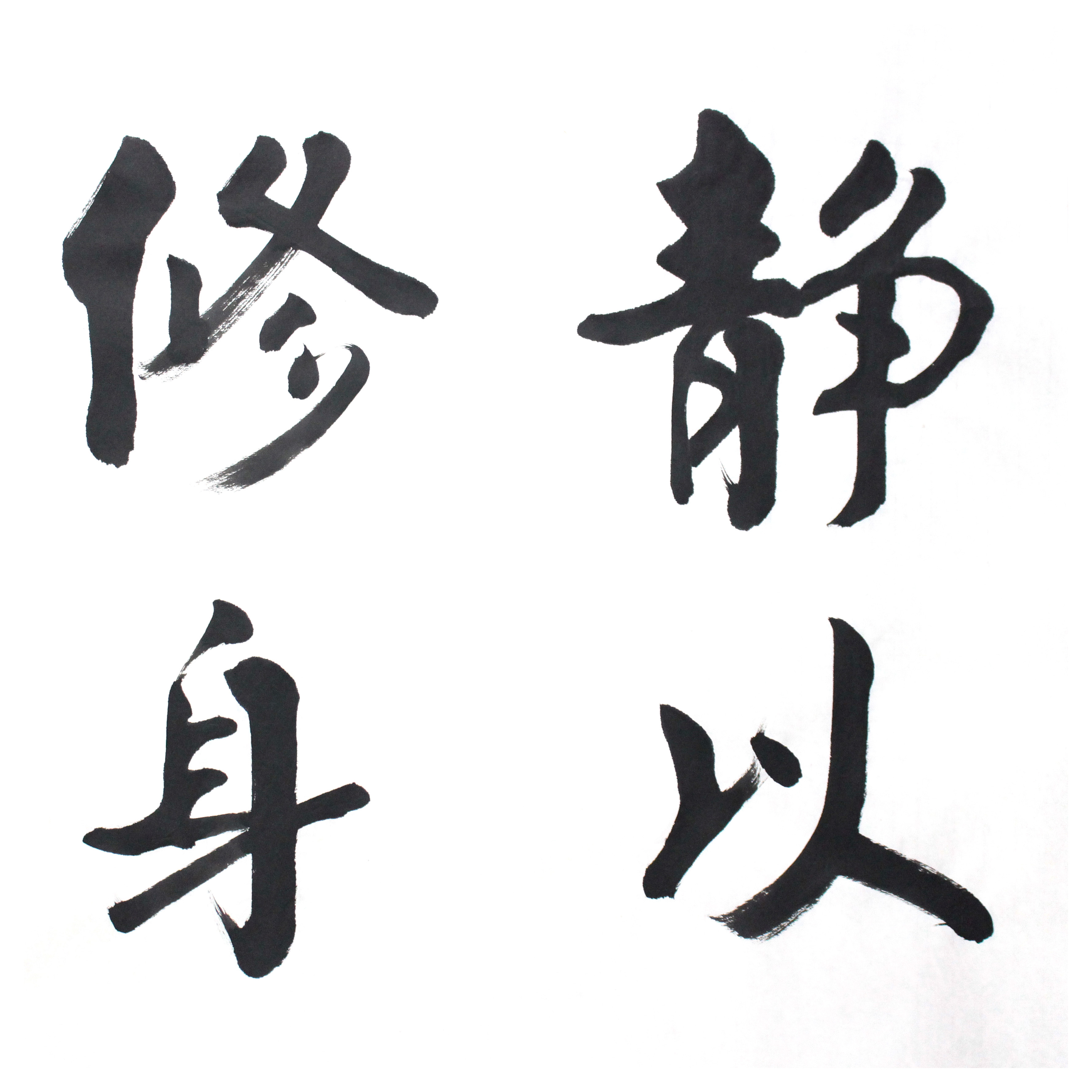 爱新觉罗.启骧《静以修身》中国书法家协会会员