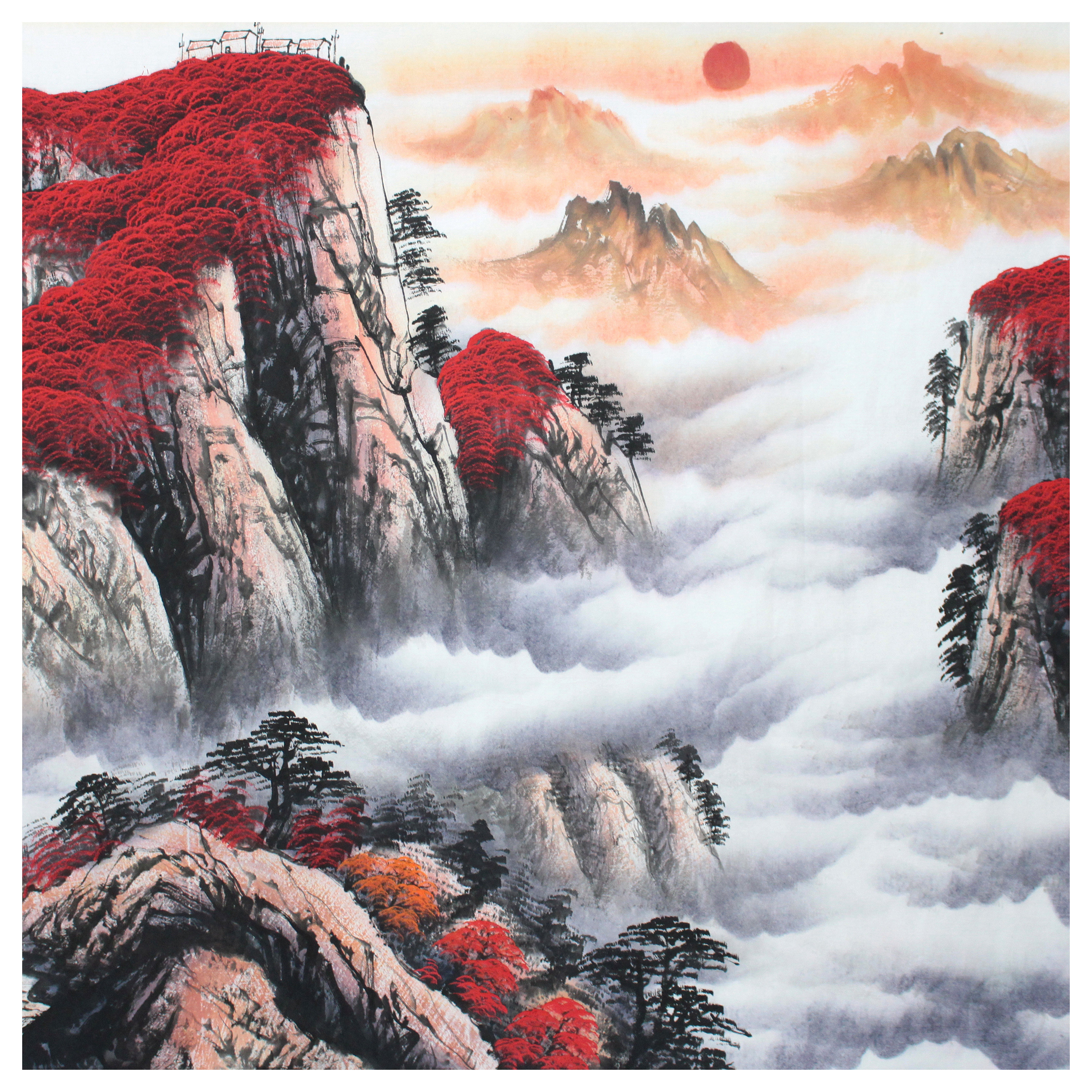 李文近《万里江山入画图》硕士生导师