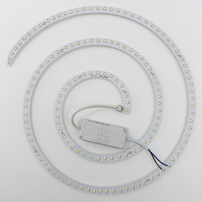 圆形改造灯板变光灯片灯芯吸磁光源暖白模组吊扇灯LED替换吸顶灯