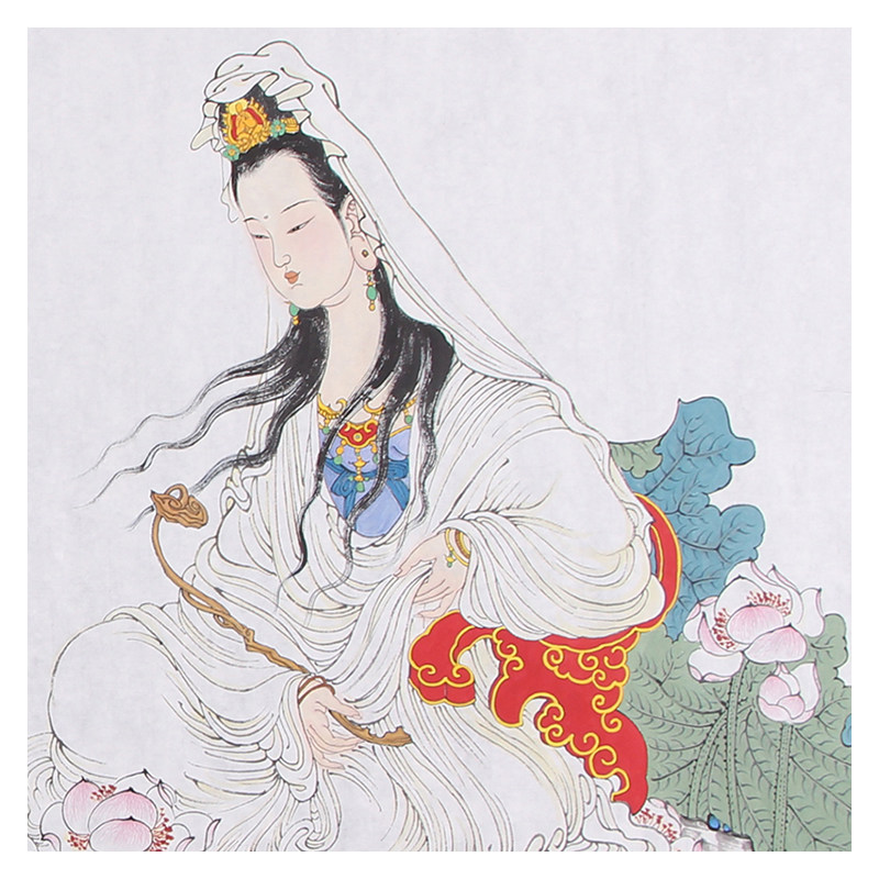 黄志松《观音菩萨像》广西美协会员