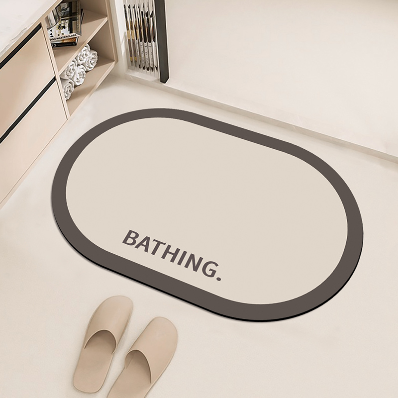卫生间地垫浴室防滑吸水厕所强门口洗手间硅藻泥速干脚垫地毯卫浴