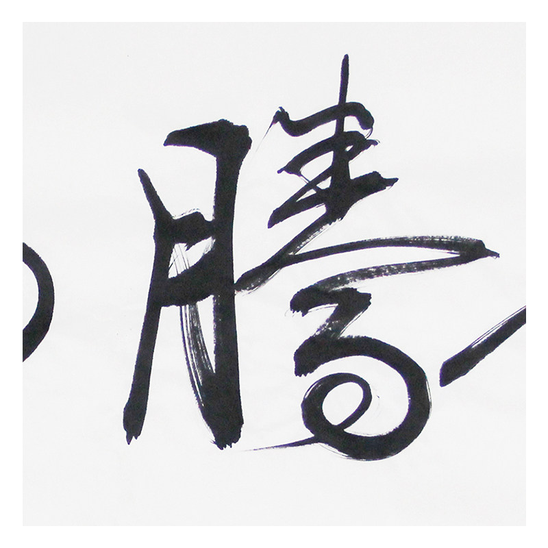 文永安《龙腾马跃》中国书法艺术研究院副院长