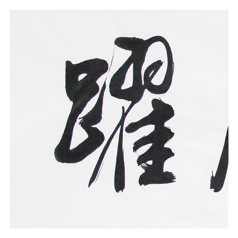 文永安《龙腾马跃》中国书法艺术研究院副院长