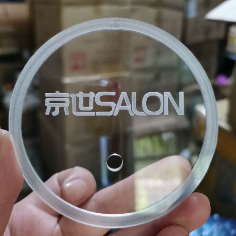 马克杯盖圆形塑料玻璃杯盖子一体成型透明盖定制logo店名可插吸管