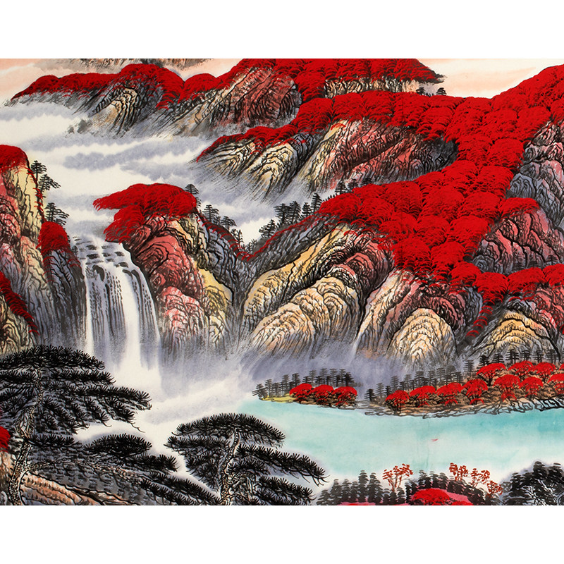 2.44米大幅 王豪《鸿运腾达》