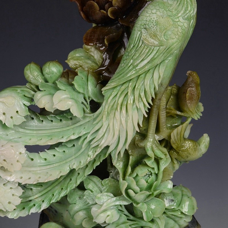 【源头好货-镇平】《百鸟朝凤》独山玉摆件 4.9kg