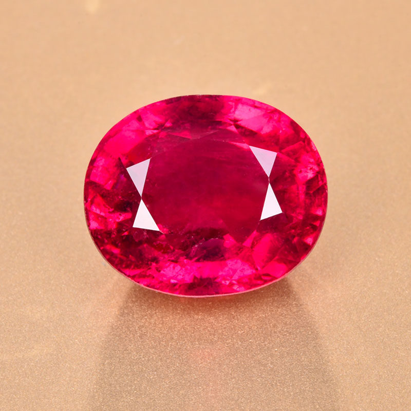 10.01ct 传承之宝 高贵天然红碧玺裸石 颜色靓 火彩好