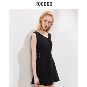 新款v字连衣裙图片