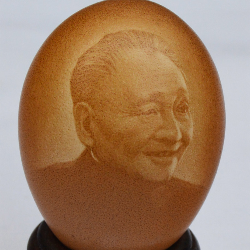 司建国《蛋雕人物之八》蛋雕大师|人物系列