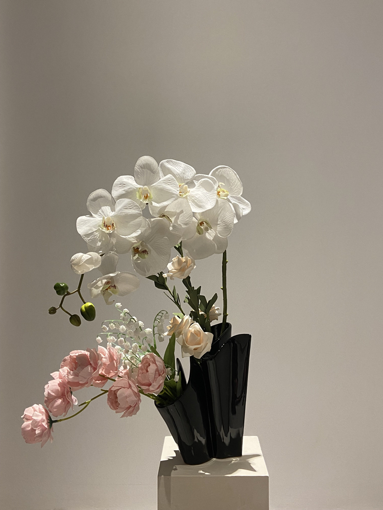 STARSHUO原创设计[繁花似锦]花瓶陶瓷软装花器创意摆件客厅装饰品