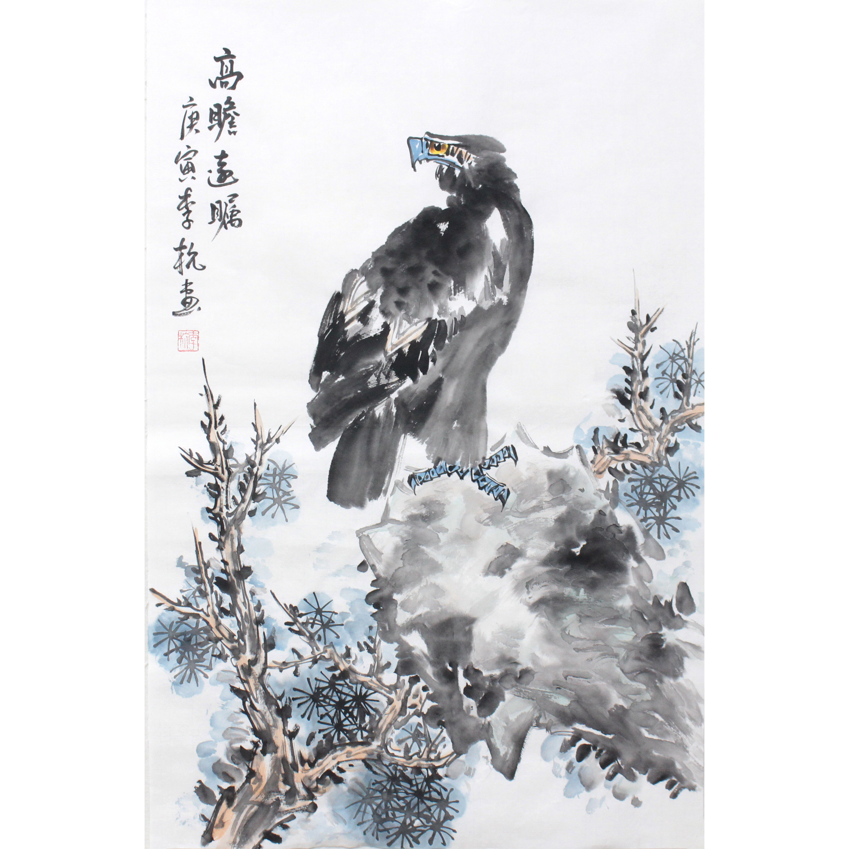 李杭《高瞻远瞩》李苦禅之子