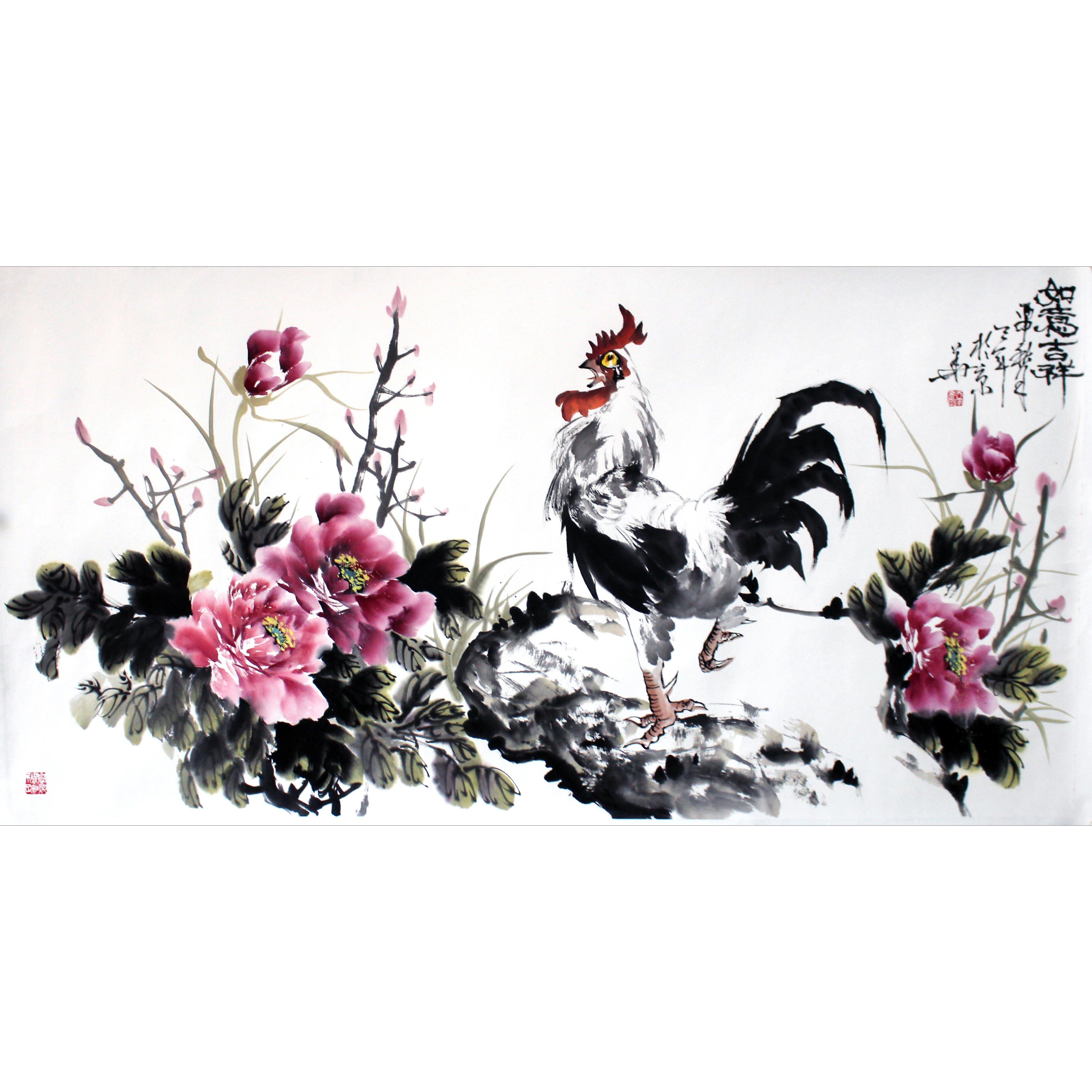 张天军《吉祥》著名军旅画家