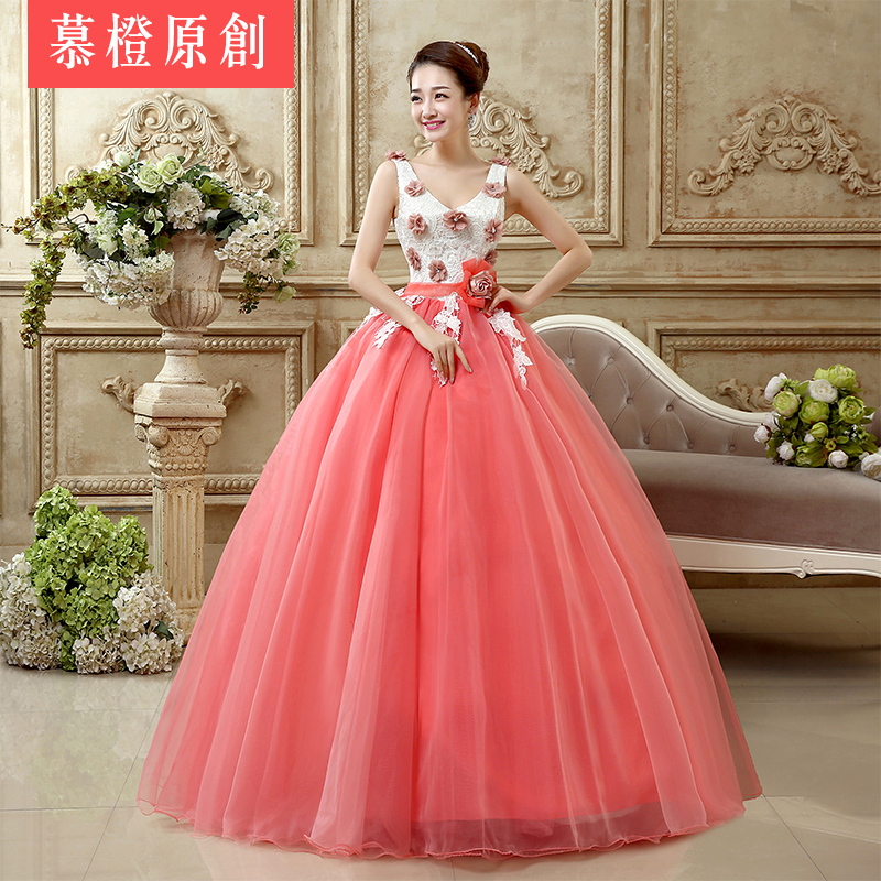 Solo Arts exam Studio clothing have more cash than can be accounted for Annual meeting Performance dress Pompous skirt 2019 new pattern Color yarn Wedding dressin the Women's clothing/Boutique , Wedding/Cheongsam/Formal dress , Formal dress/Evening category - from Buy2taobao.com to provide professional Taobao agent buy service