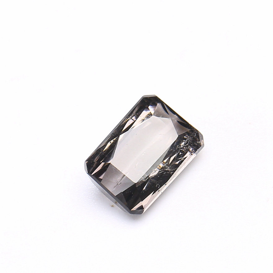 4.28ct 罕见蓝灰色碧玺戒面 切工极佳 收藏款