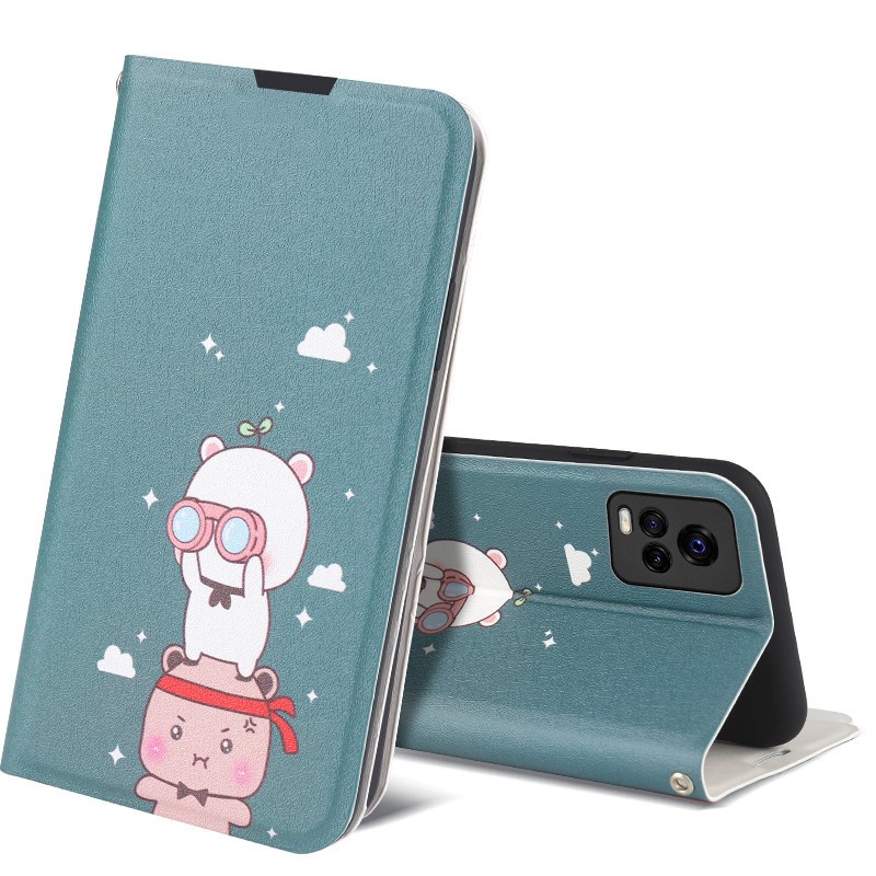 适用vivos7手机壳vivos七翻盖皮套viv0s7防摔vovis7女款带盖v1932