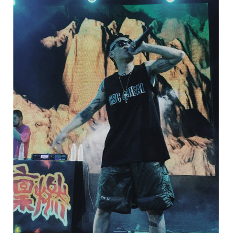 中国新说唱刘聪key.l同款背心 邦bang 0731csc 4real t-shirt