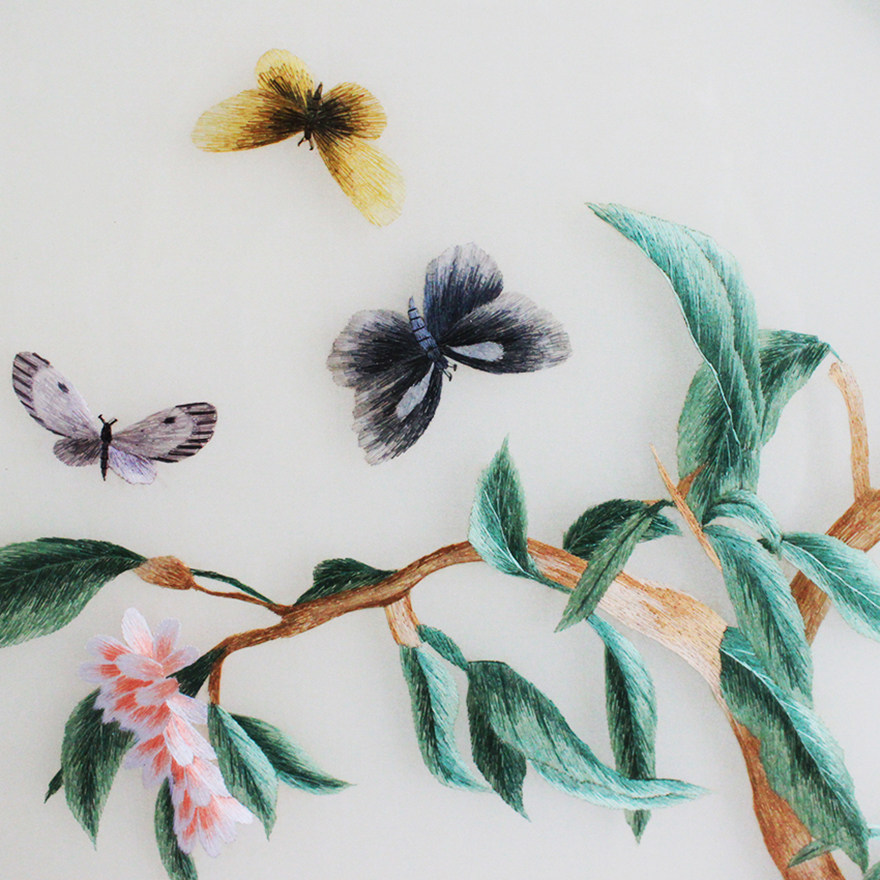 精品刺绣 《蝶恋花》