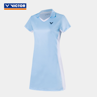 VICTOR/威克多羽毛球服训练系列女款针织运动连衣裙 KT-31301