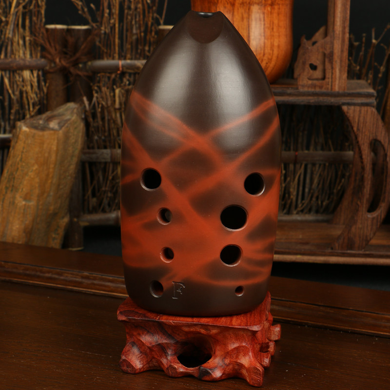 七星埙十孔扁高音灵敏省气初学陶埙