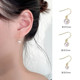 贝珠耳钩2023年新款潮s925小众设计感高级耳饰女耳圈轻奢珍珠耳环