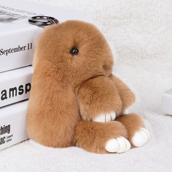 子淑 装死兔挂件18厘米 獭兔毛包包挂饰 优惠券折后￥18.8包邮（￥68.8-50） 多色可选