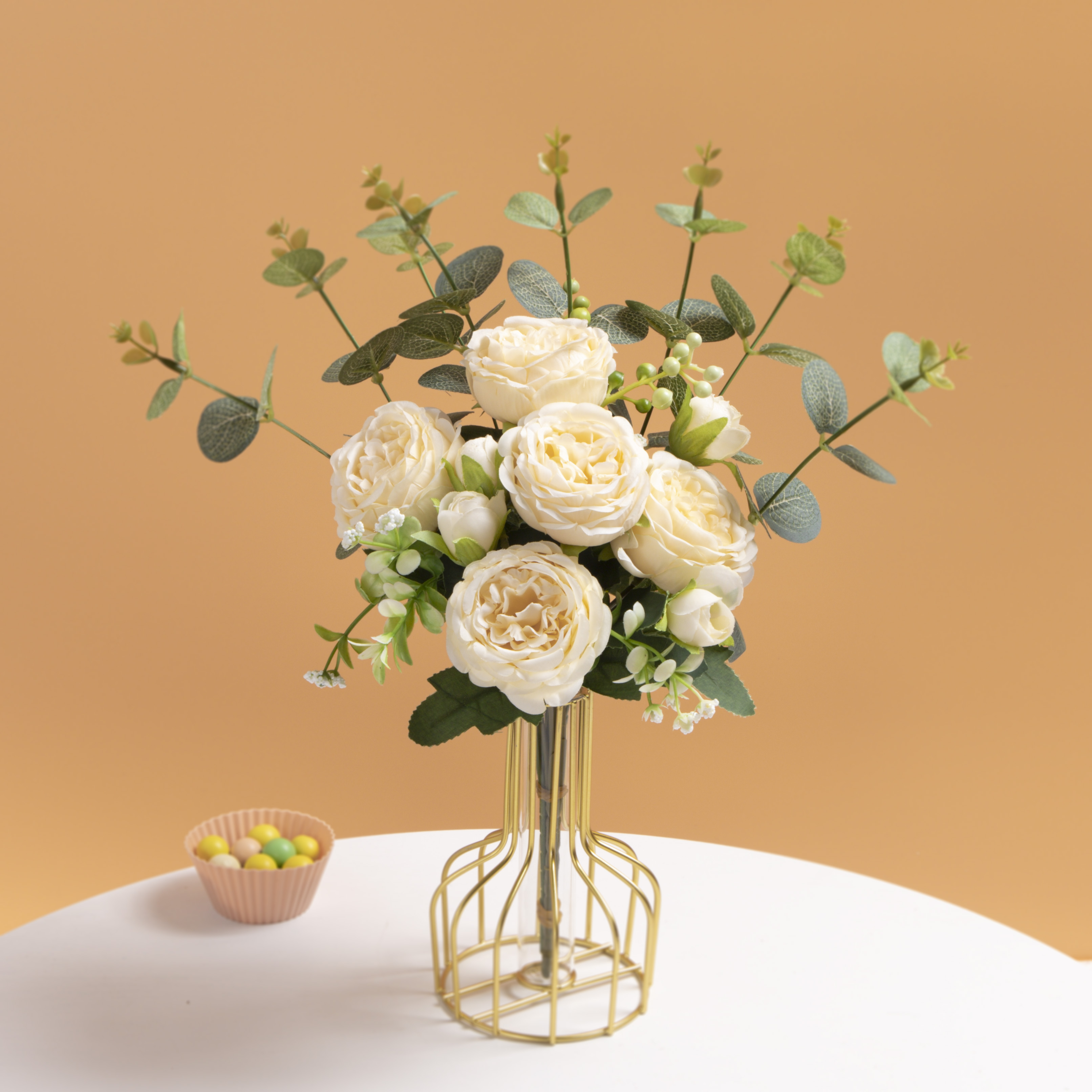 假花仿真花摆件高档2021新款客厅北欧室内餐桌花艺摆设桌面装饰花