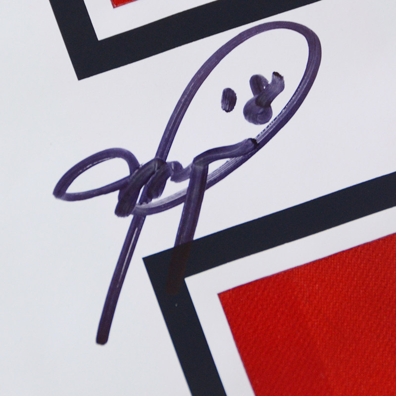 罗伯托巴乔签名ac米兰复刻版主场球衣 - 巴乔纪念系列(背签)