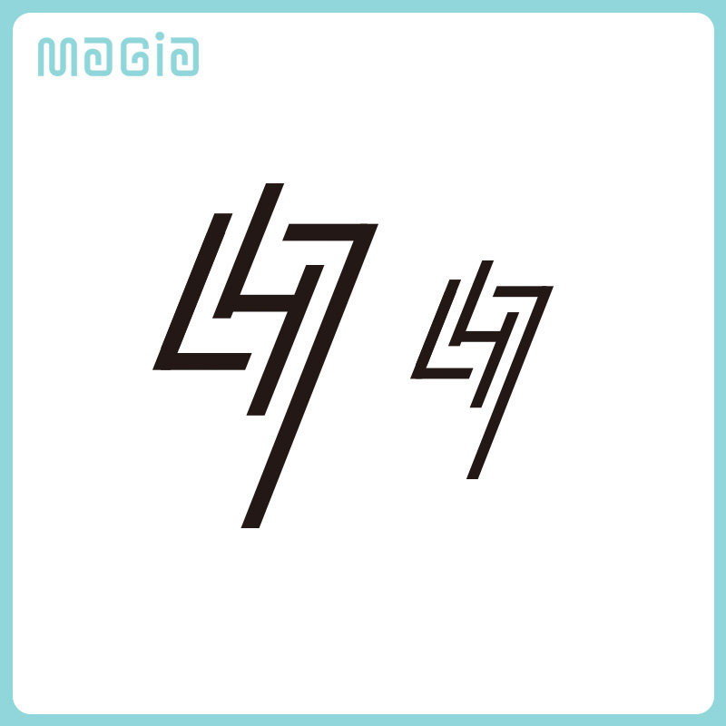 鹿晗同款明星纹身贴男女情侣锁骨手指防水持久仿真刺青lh7水印贴