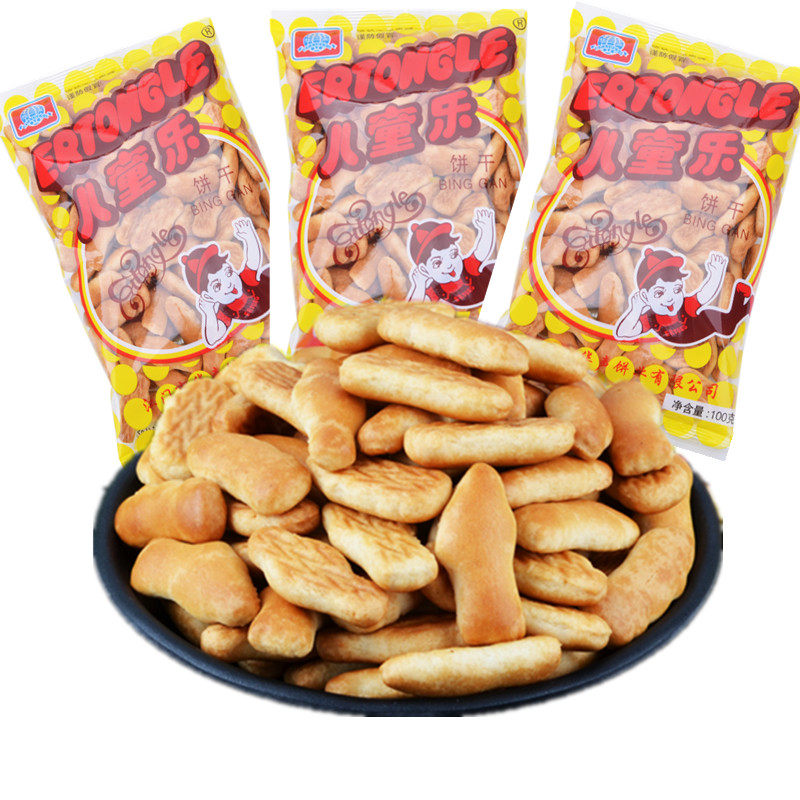 一折儿童乐饼干 怀旧食品_经典华声儿童乐饼干80后儿时怀旧零食大牛