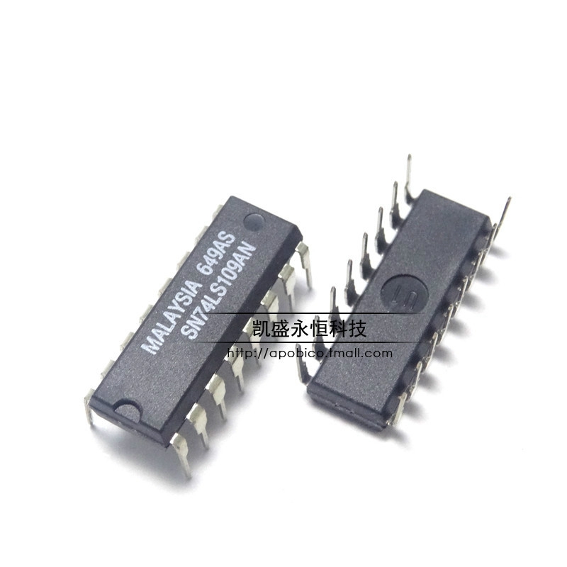 直插式 SN74LS109N HD74LS109P 74LS109 DIP-16  逻辑 触发器 IC