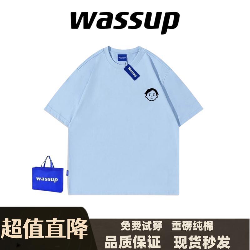 WASSUP国潮牌夏季新款短袖男女