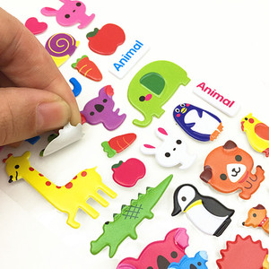 贴纸儿童卡通动漫泡泡贴图片