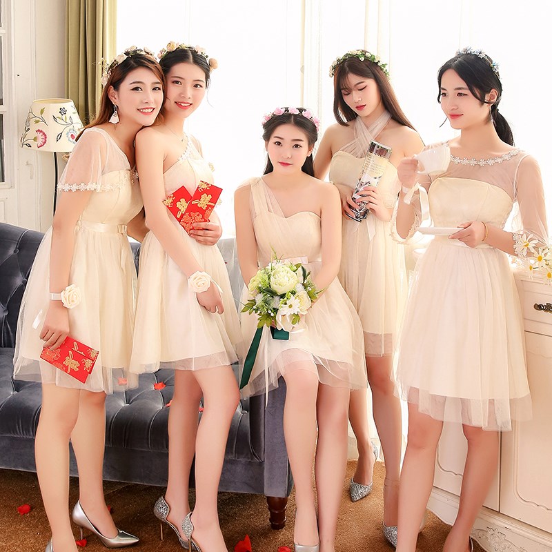 Korean dress bride Bridesmaid Wedding dress have cash less than that is registered in the accounts Evening full dress Sister skirt show Pompous skirtin the Women's clothing/Boutique , Wedding/Cheongsam/Formal dress , Formal dress/Evening category - from Buy2taobao.com to provide professional Taobao agent buy service