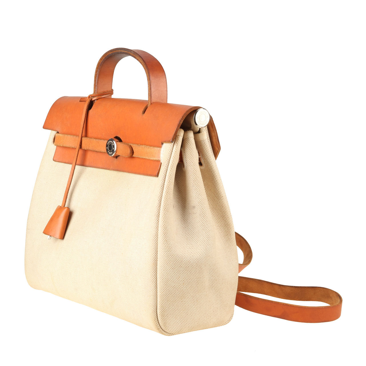 [8.5新]爱马仕hermes中性帆布双肩背包